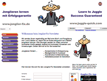 Tablet Screenshot of jonglier-fix.de